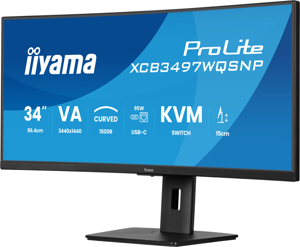 iiyama ProLite XCB3497WQSNP-B1 Écran PC 34" UltraWide Quad HD LED Noir