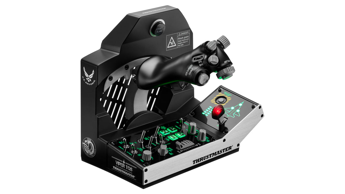 Thrustmaster Viper TQS Mission Pack Noir, Manette des Gaz USB pour Simulation de Vol PC