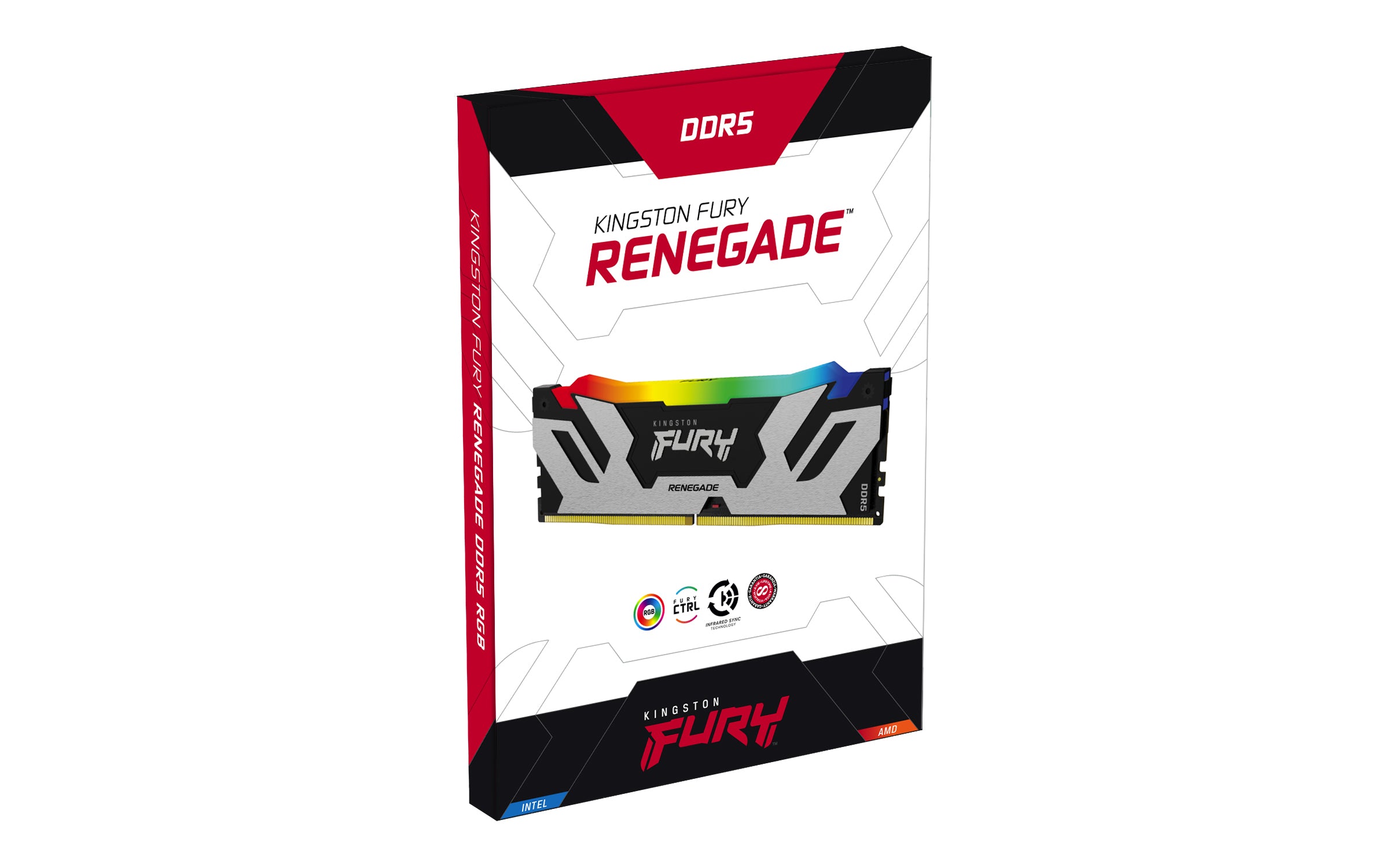 Kingston Technology FURY 32Go 6400MT/s DDR5 CL32 DIMM (Kit de 2) Renegade RGB