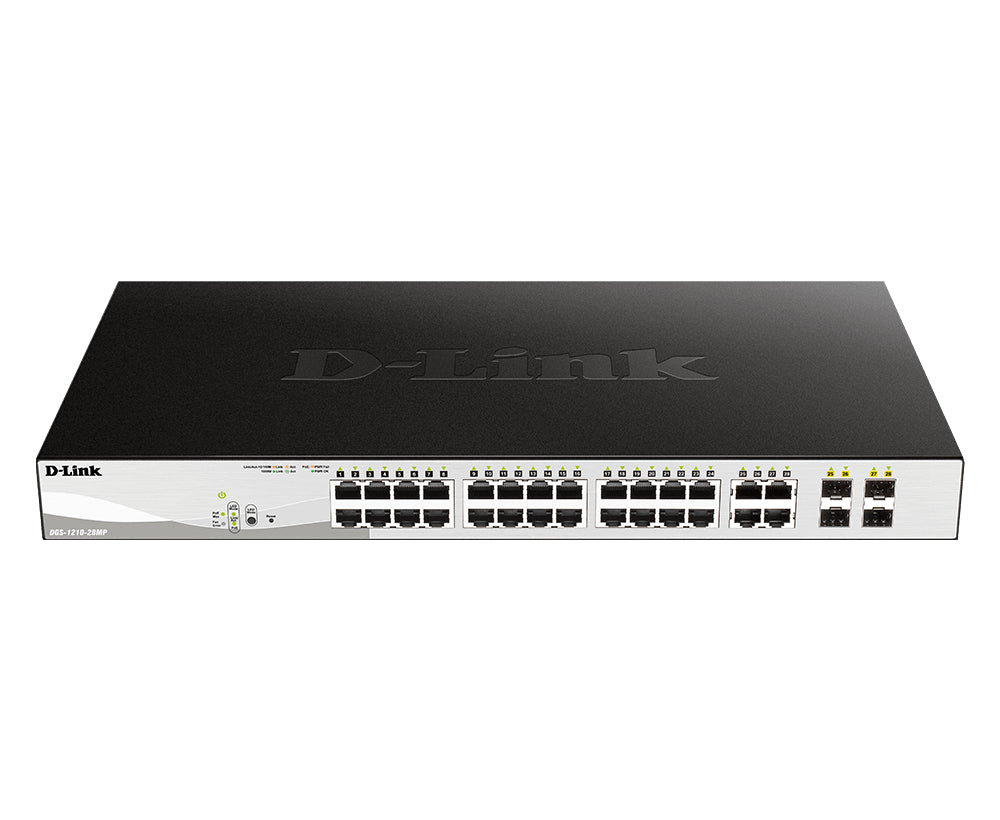 D-Link DGS-1210-28P commutateur réseau Géré L2 Gigabit Ethernet (10/100/1000) Connexion Ethernet, supportant l'alimentat