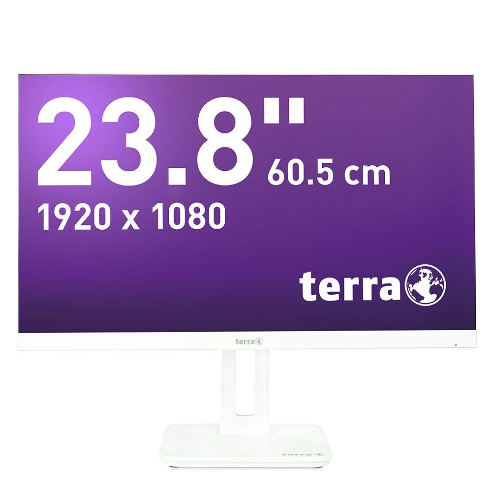 TERRA 3030222 écran plat de PC 60,5 cm (23.8") 1920 x 1080 pixels Full HD LCD Blanc