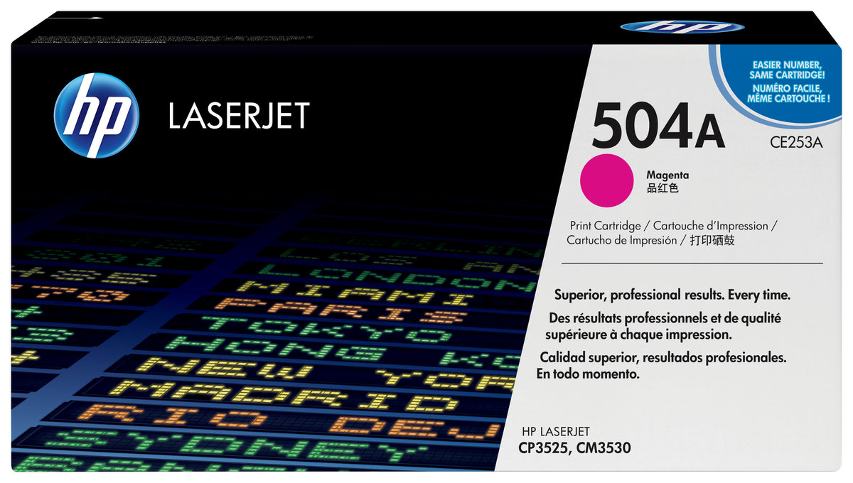 HP 504A Toner LaserJet Magenta Authentique