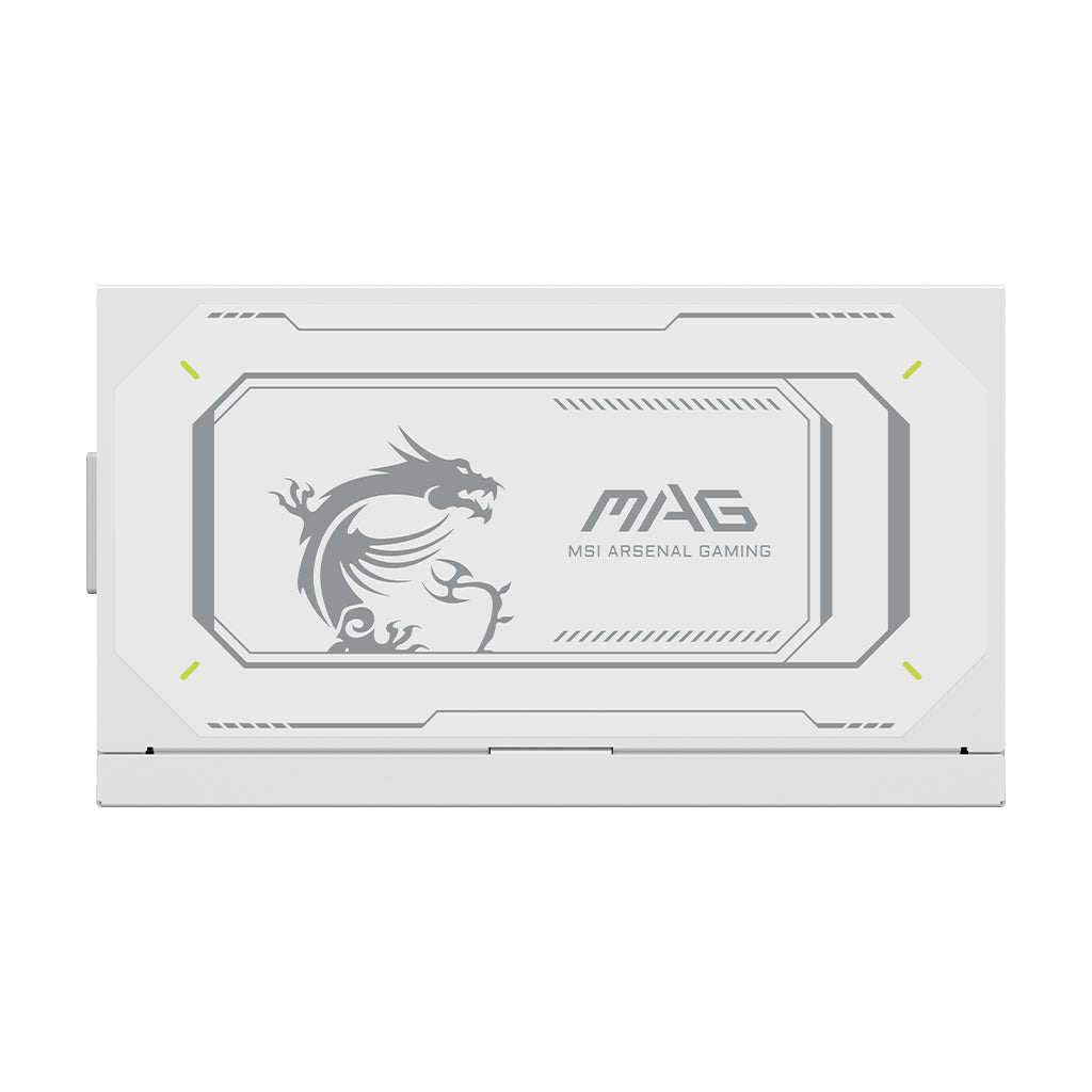 MSI MAG A1000GL PCIE5 WHITE unité d'alimentation d'énergie 1000 W 24-pin ATX ATX Blanc