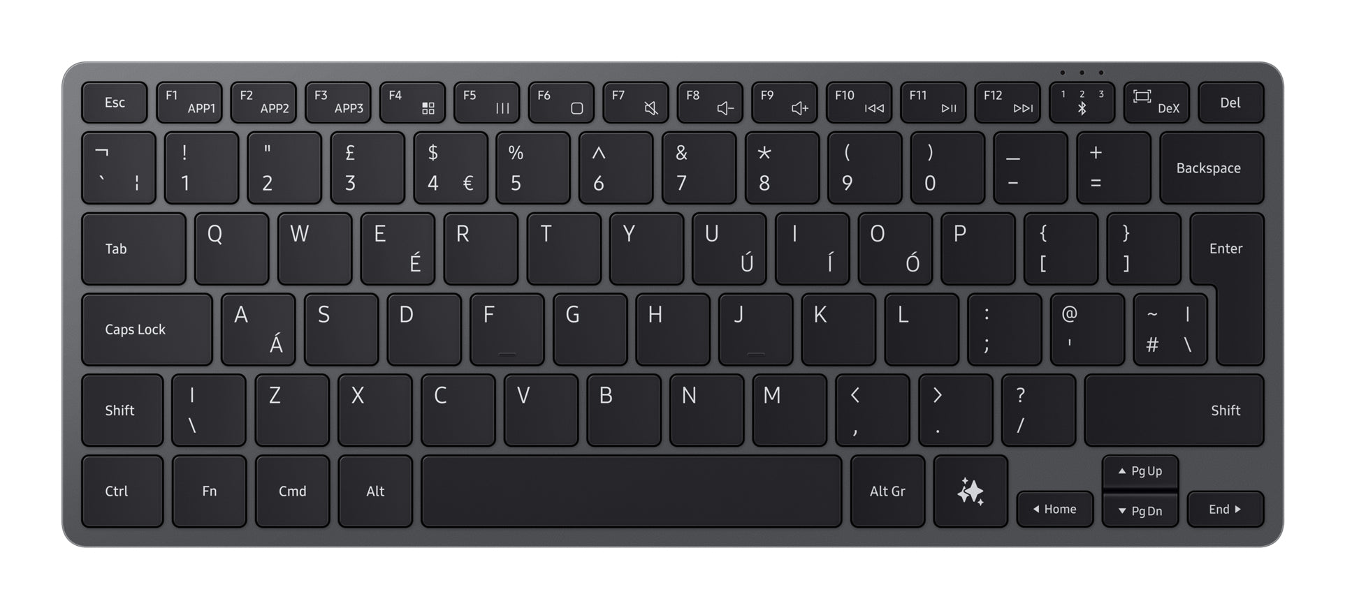 Samsung EJ-B7800 QWERTZ Allemand Bluetooth Gris