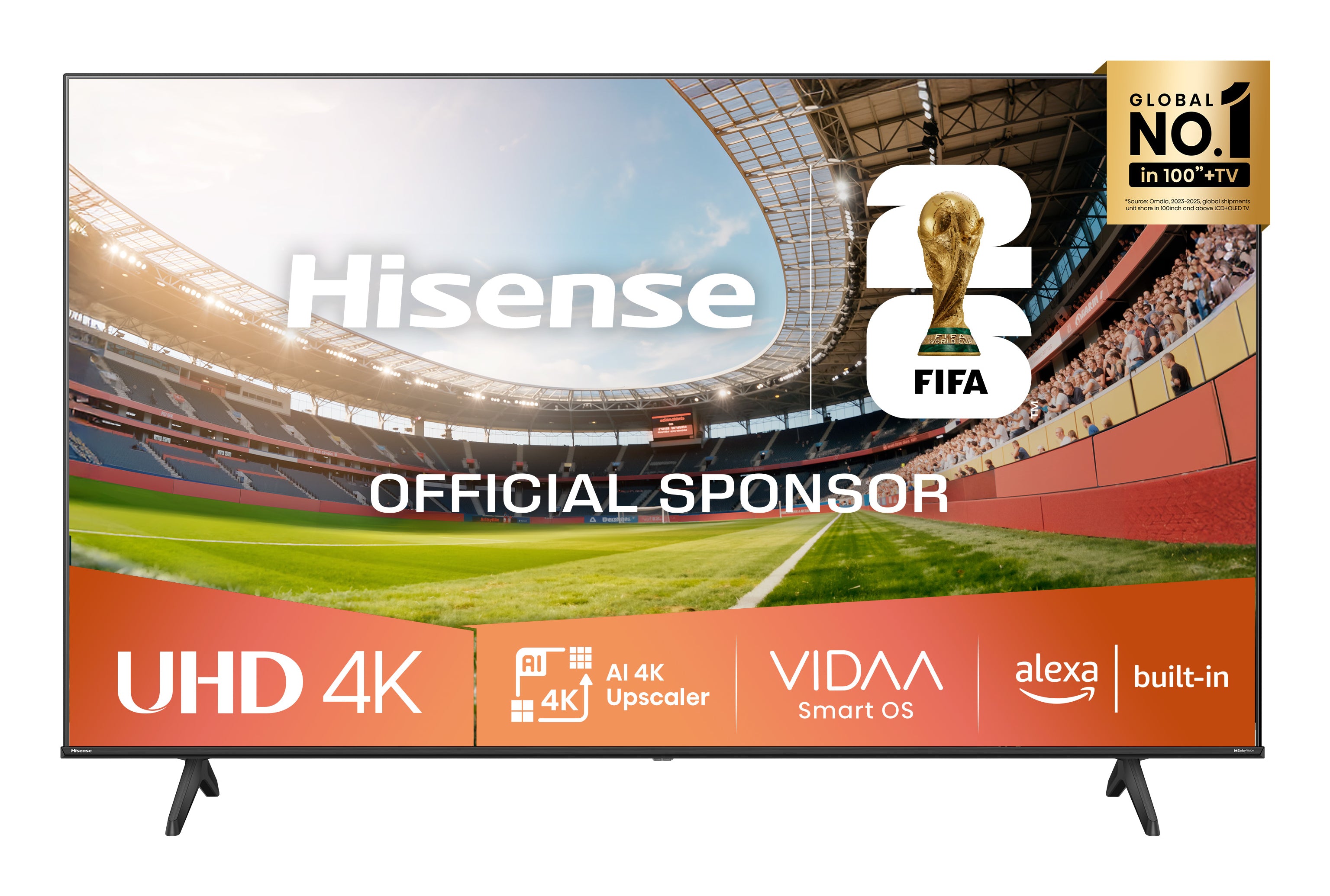 Hisense 50A6Q TV 127 cm (50") 4K Ultra HD Smart TV Wifi Noir 200 cd/m²
