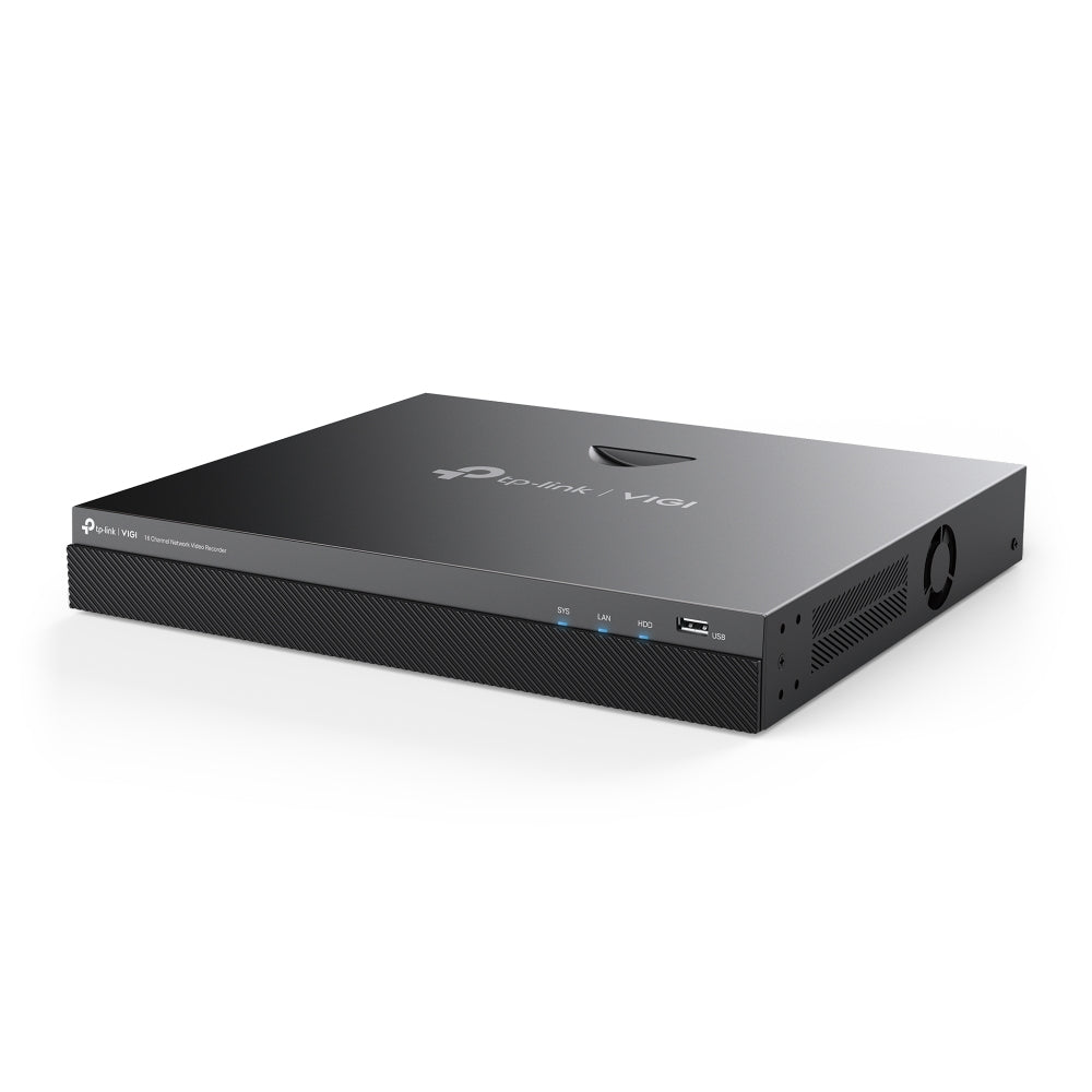 TP-Link VIGI NVR2016H Enregistreur Vidéo Réseau, 16 Canaux, 4K, Noir