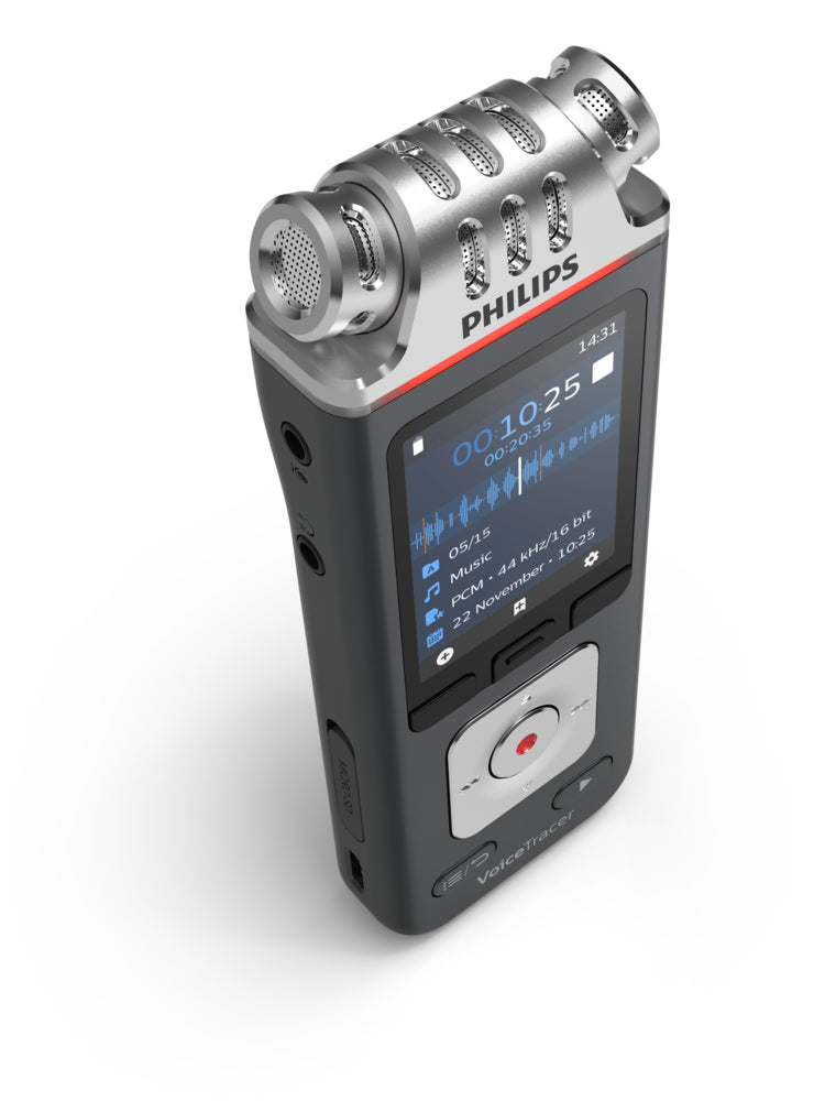 Philips VoiceTracer Noir, Gris
