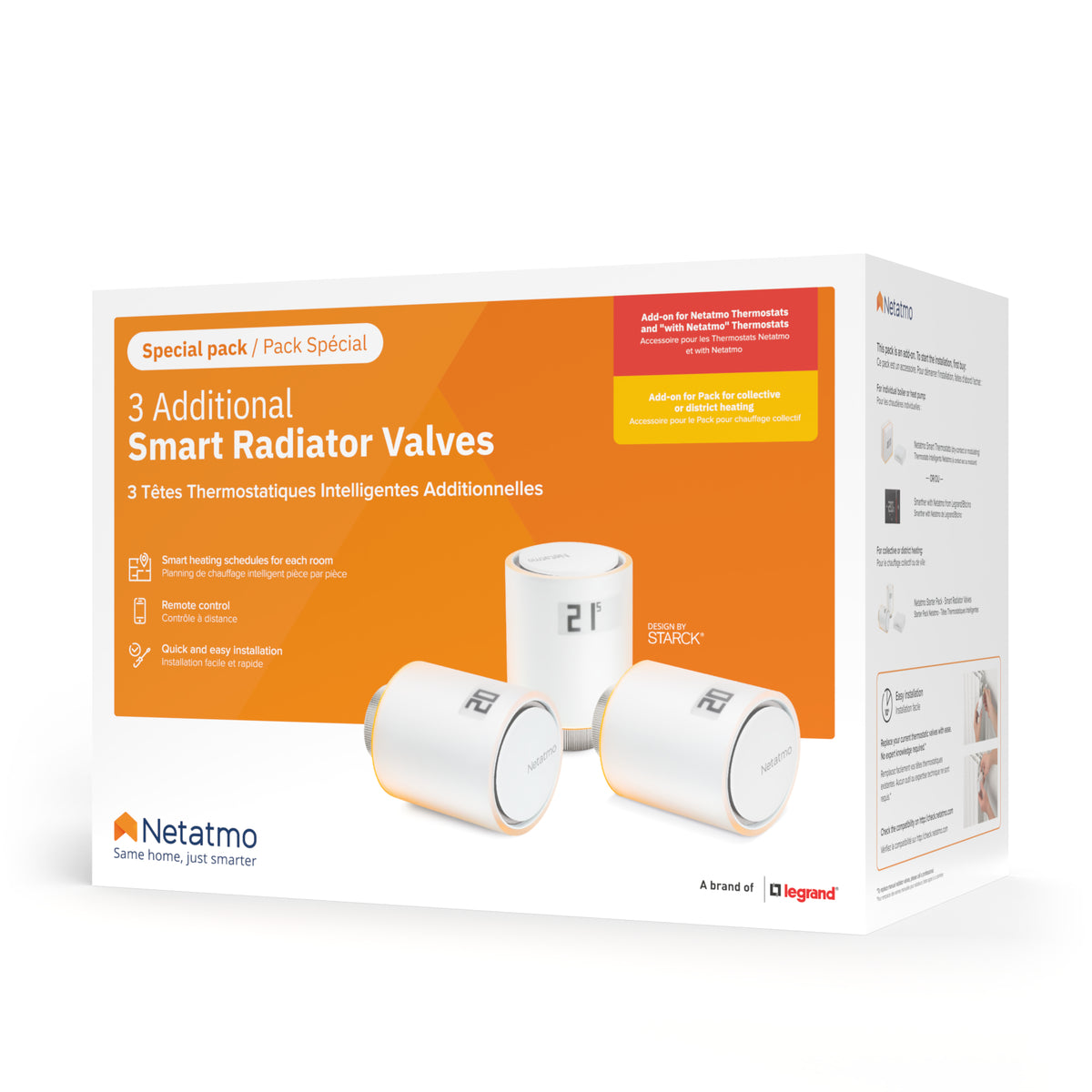 Netatmo NBU-NAV-EU vanne de radiateur thermostatique Adapté à une utilisation à l'intérieur