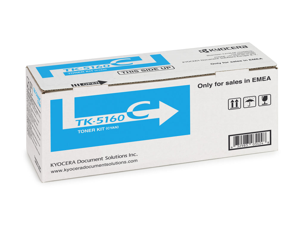 KYOCERA TK-5160C Cartouche de toner 1 pièce(s) Original Cyan