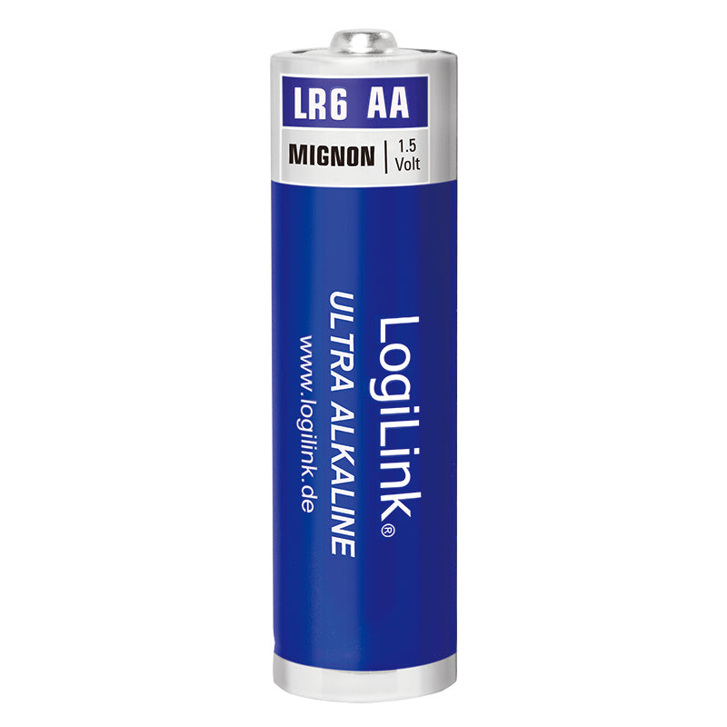 LogiLink LR6B4 Piles Alcalines AA à Usage Unique