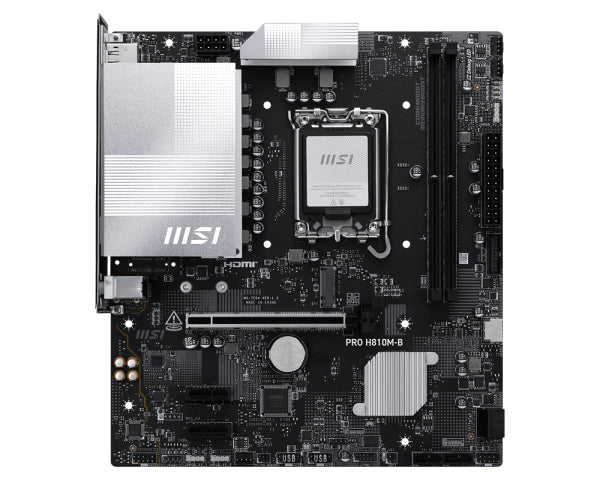 MSI PRO H810M-B carte mère Intel H810 LGA 1851 (Socket V1) micro ATX