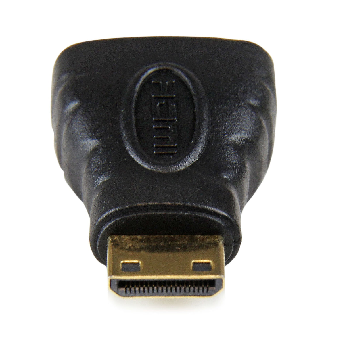 StarTech.com Adaptateur Mini HDMI vers HDMI, Haute Vitesse 4K 30Hz, HDMI 1.4, Connecteurs Plaqués Or, Noir