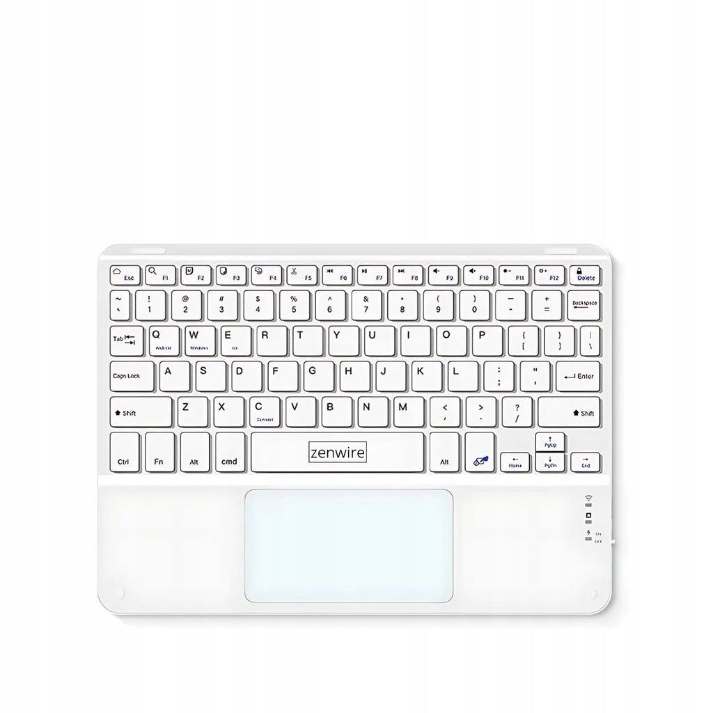 Clavier sans fil Bluetooth avec pavé tactile SLIM pour téléphone, tablette et iPad - Zenwire WLK-619