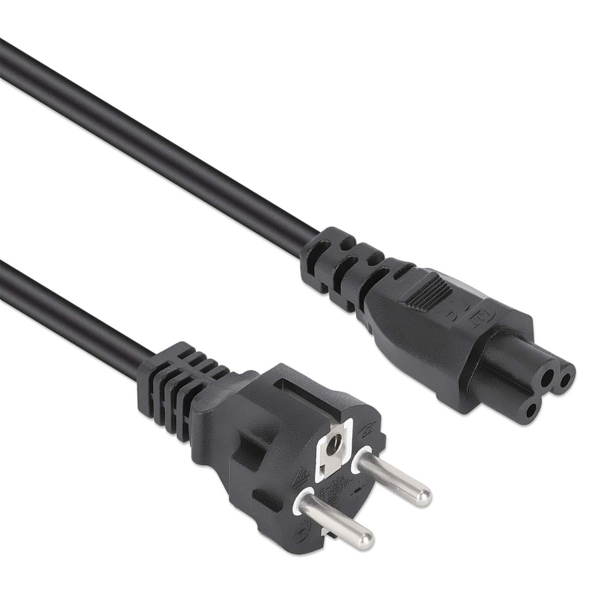 Manhattan 354172 Câble d'Alimentation Noir 1 m CEE7/7 vers IEC C5