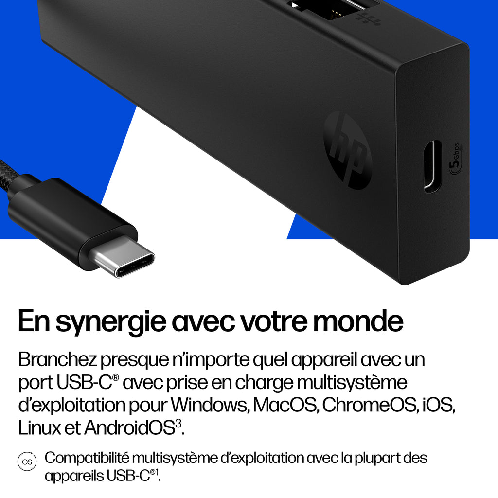 HP PRTBLE USB-C HUB EURO