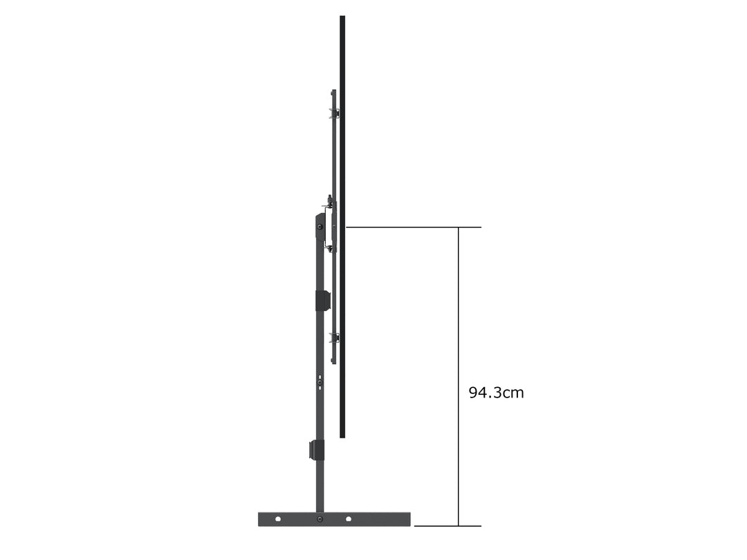 Multibrackets 6539 Support pour Téléviseur jusqu'à 190,5 cm (75") Noir