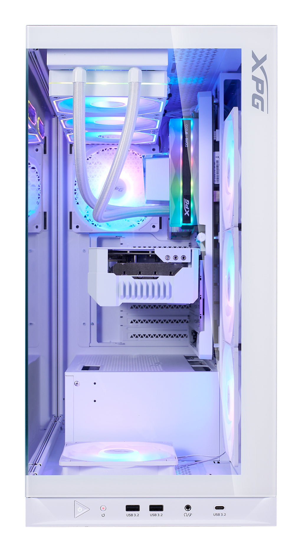 XPG Invader X BTF Midi Tower Blanc