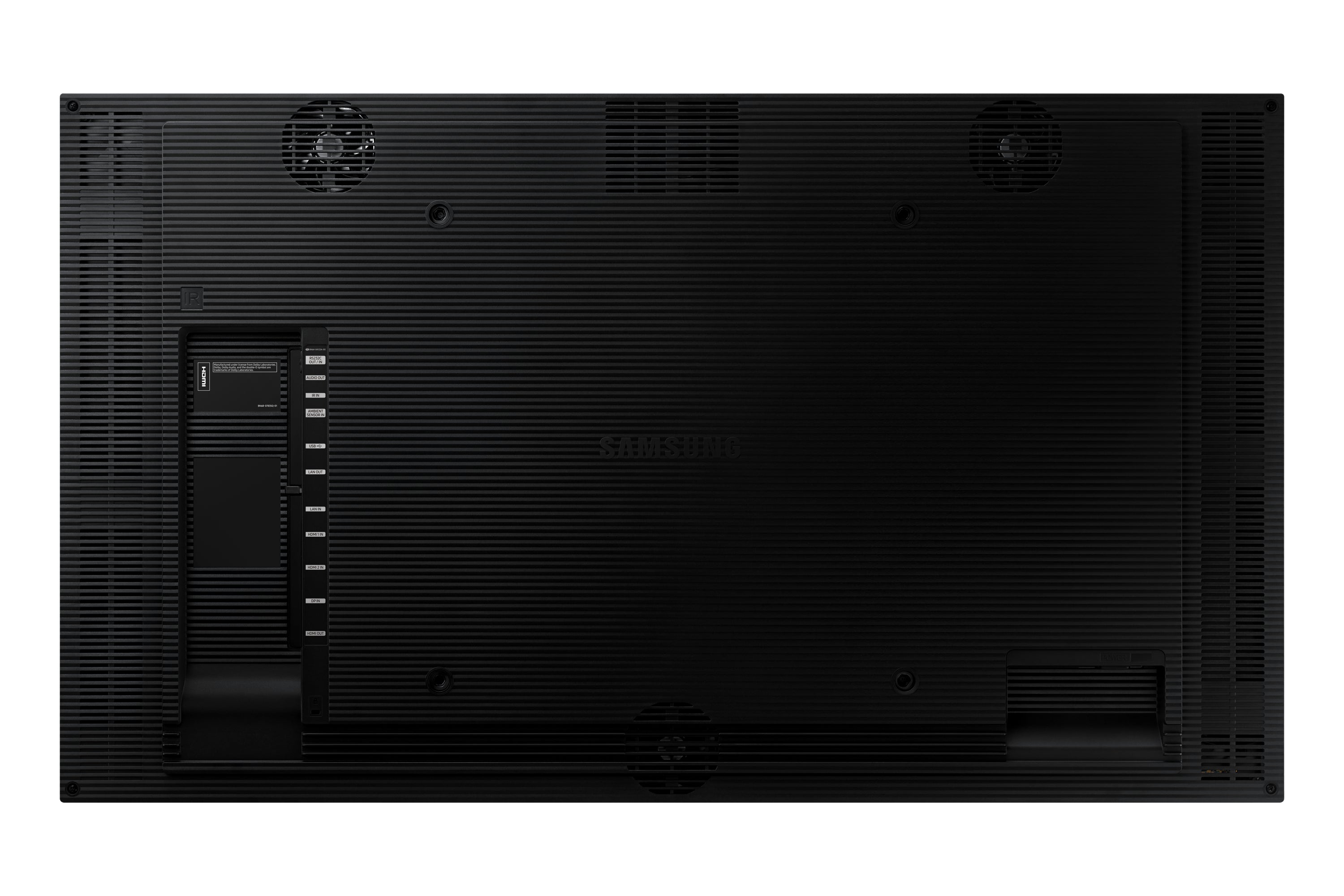 Samsung OM55B Écran plat de signalisation numérique 139,7 cm (55") LCD Wifi 3000 cd/m² 4K Ultra HD Noir Intégré dans le processeur Tizen 5.0 24/7