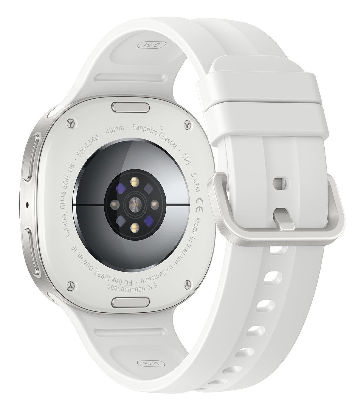 Samsung Galaxy Watch9 3,3 cm (1.3") AMOLED 40 mm Numérique 438 x 438 pixels Écran tactile Argent Wifi GPS (satellite) - vue 4