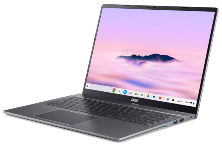 Acer Chromebook CB516-1H-5073 Intel Core 5 120U 40,6 cm (16") WUXGA 16 Go LPDDR5x-SDRAM 256 Go SSD Wi-Fi 6E (802.11ax) ChromeOS Gris QWERTZ Allemand