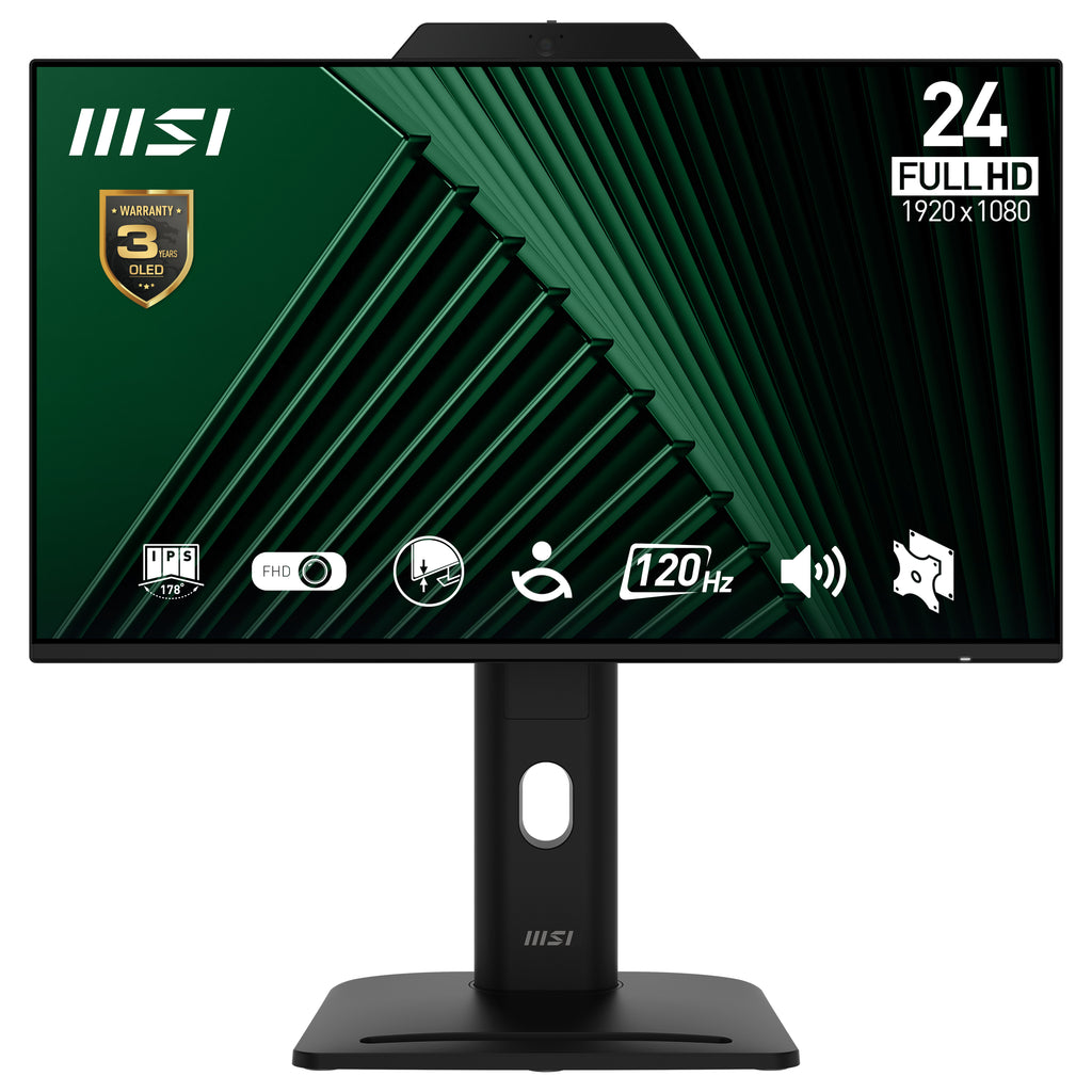 MSI Pro MP242PMGDE écran plat de PC 60,5 cm (23.8") 1920 x 1080 pixels Full HD LCD Noir