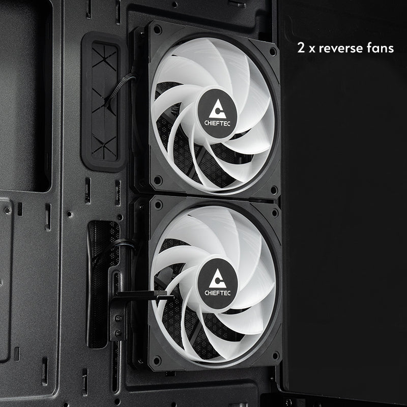 Chieftec GT-01B-OP Boîtier PC Midi Tower Noir