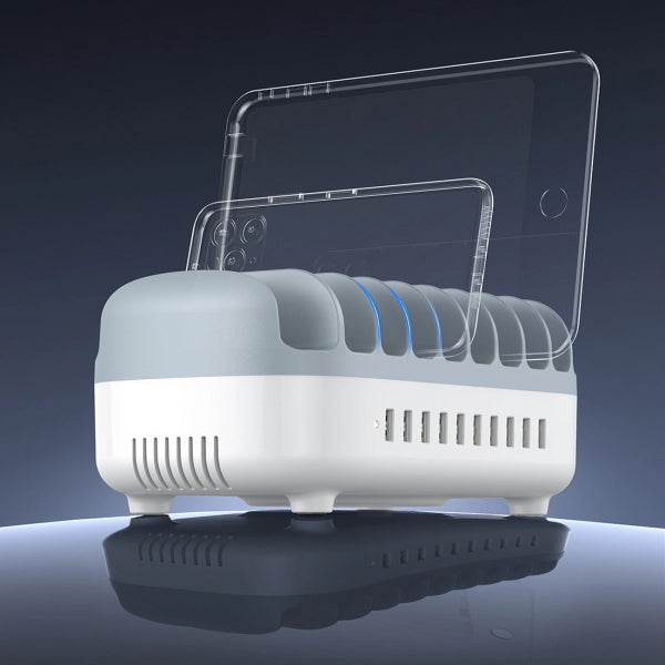 Orico Desktop Charger DUK-10P-V1, 120W, 2.4A, 10 x USB-A, White