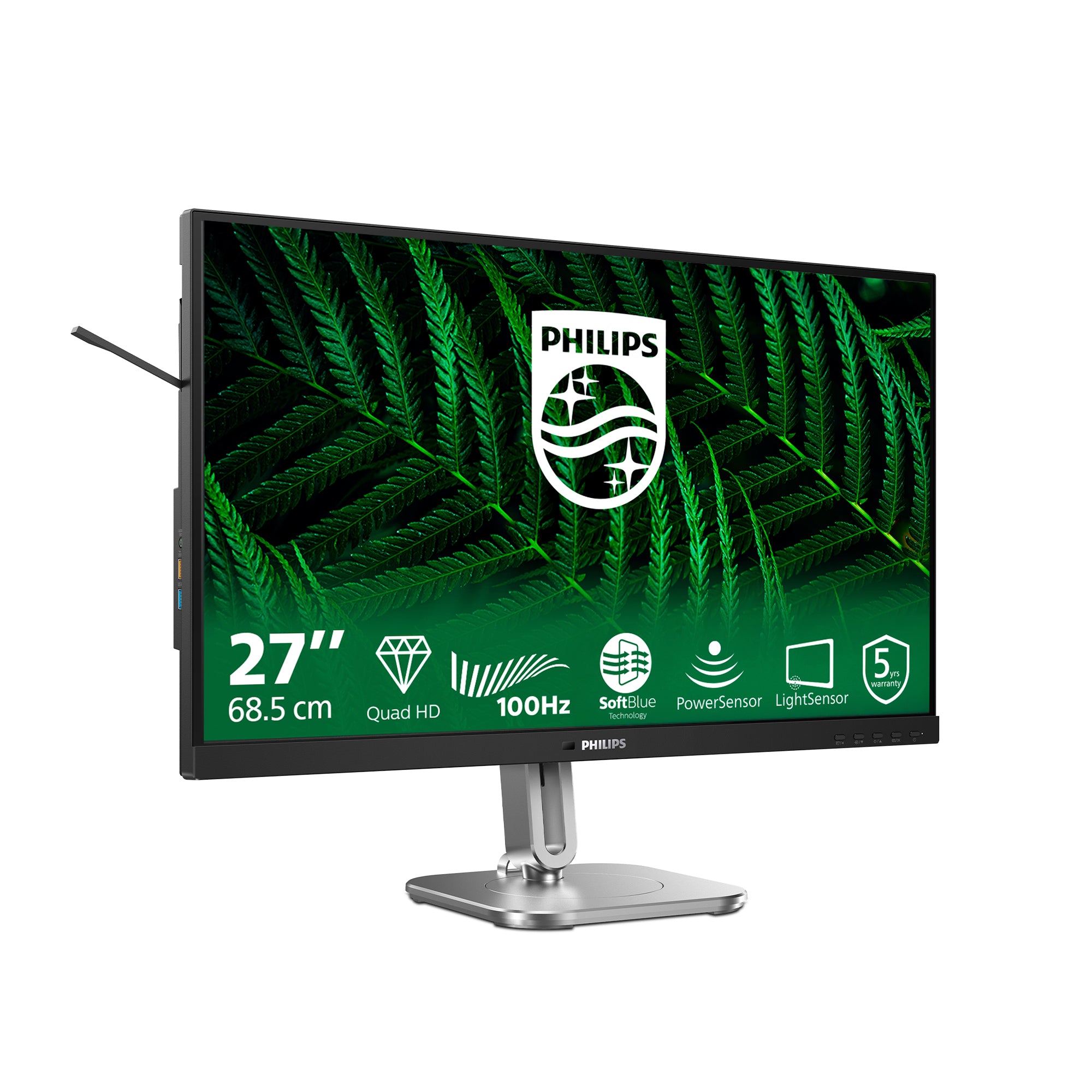 Philips 5000 series 27B2G5500/00 écran plat de PC 68,6 cm (27") 2560 x 1440 pixels Quad HD LCD Anthracite