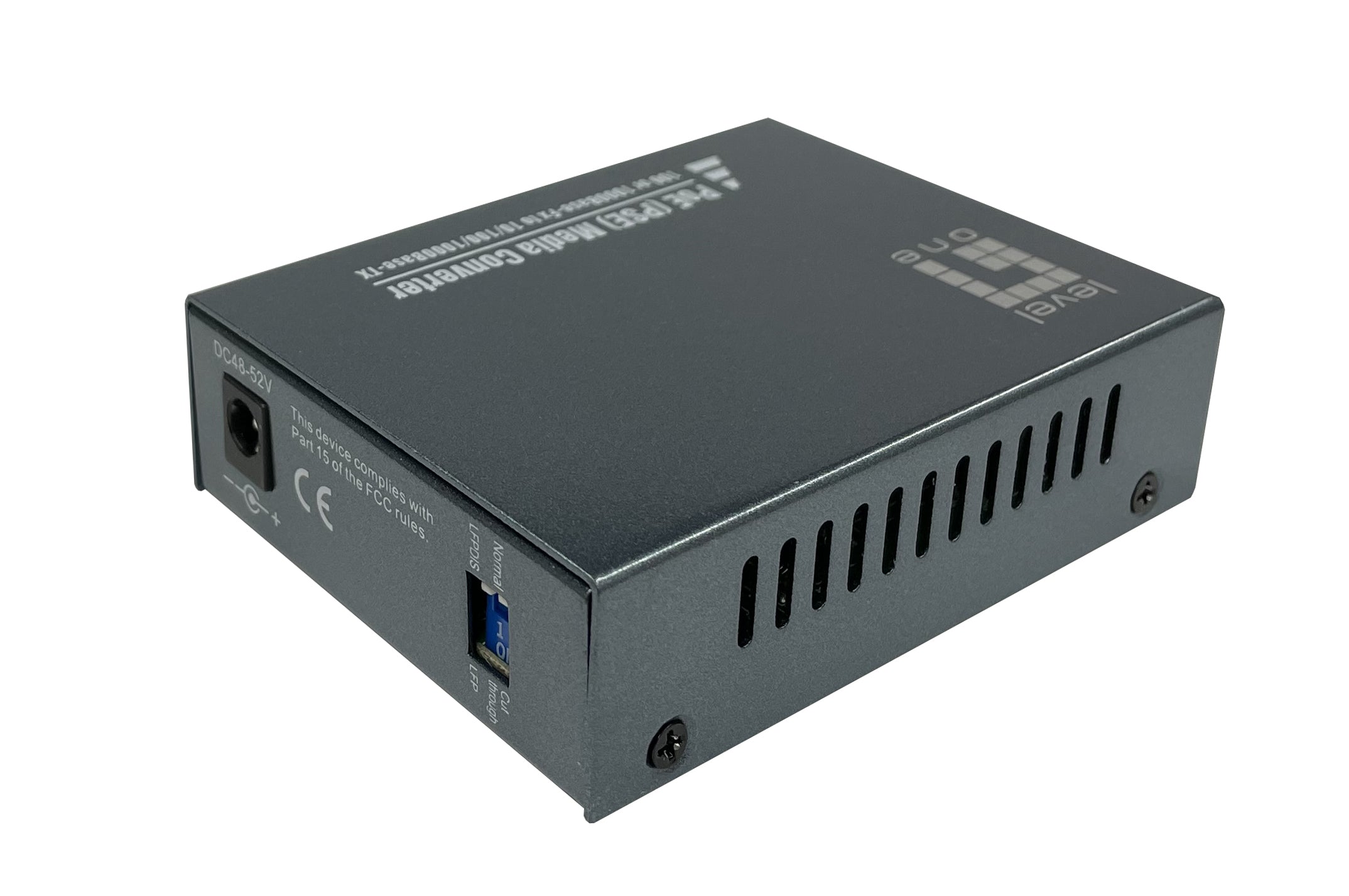 LevelOne GVT-2013 convertisseur de support réseau 1000 Mbit/s 850 nm Multimode Gris