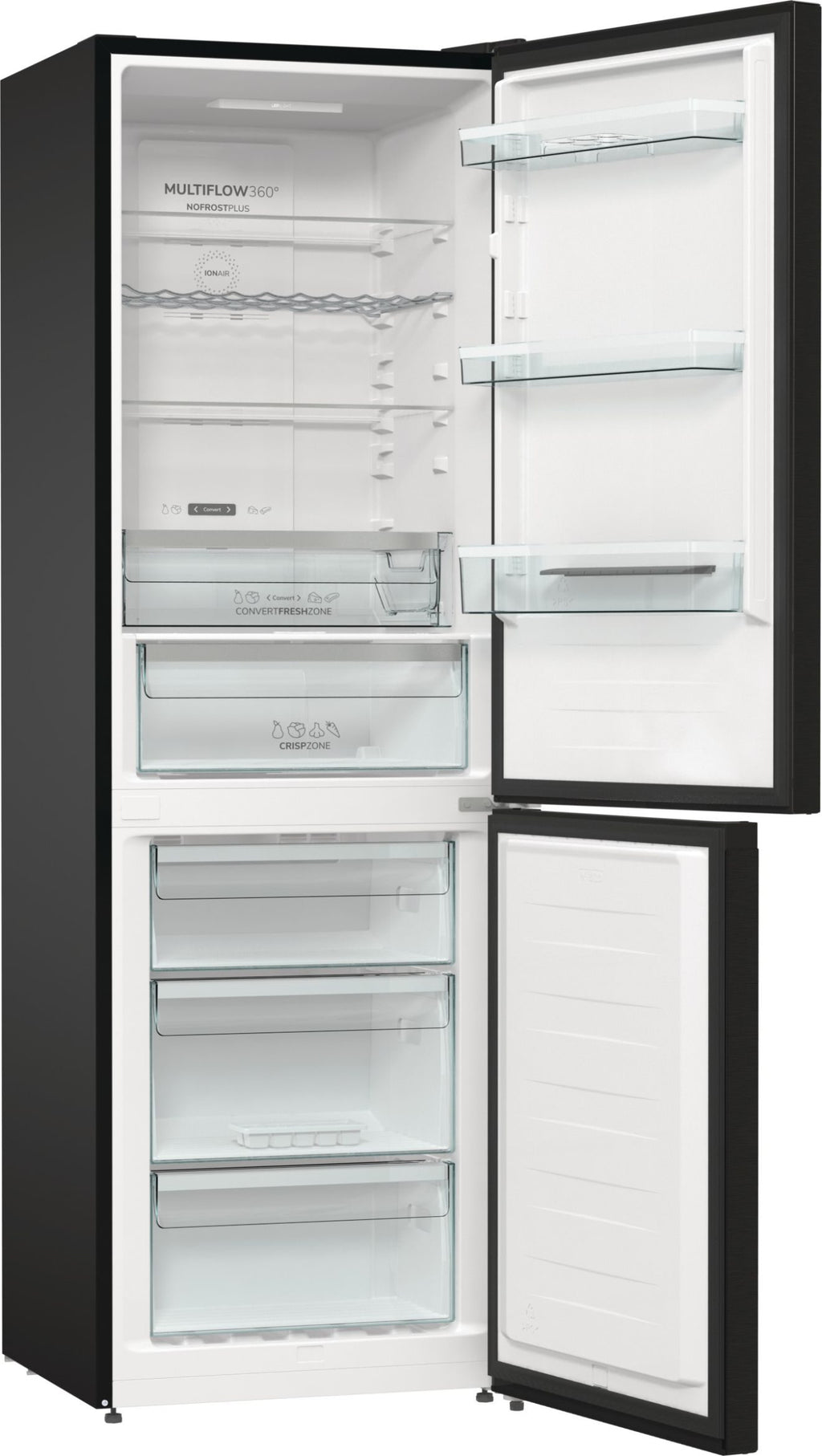 Gorenje NRK619EABXL4 Pose libre 300 L Noir