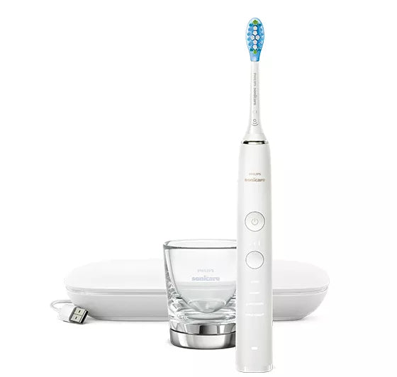Philips Sonicare DiamondClean 9000 series DiamondClean 9000 HX9911/27 Brosse à dents électrique avec application - Blanche