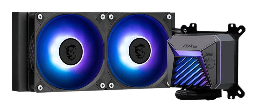 MSI MAG Coreliquid A15 240 Refroidisseur de Liquide Tout-en-un, Ventilateurs 12 cm, Noir