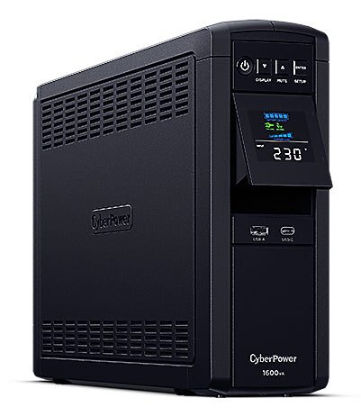 CyberPower CP1600EPFCLCD alimentation d'énergie non interruptible Interactivité de ligne 1,6 kVA 1000 W 6 sortie(s) CA - vue 2