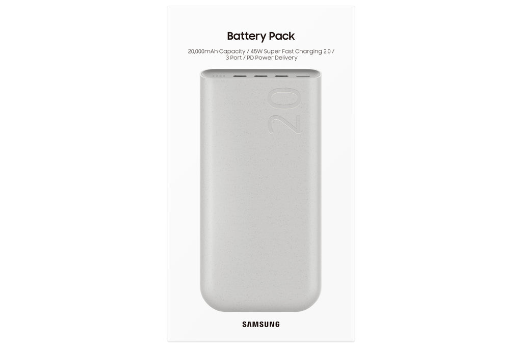 Samsung Samsung EB-P4520XUEGEU banque d'alimentation électrique 20000 mAh Beige