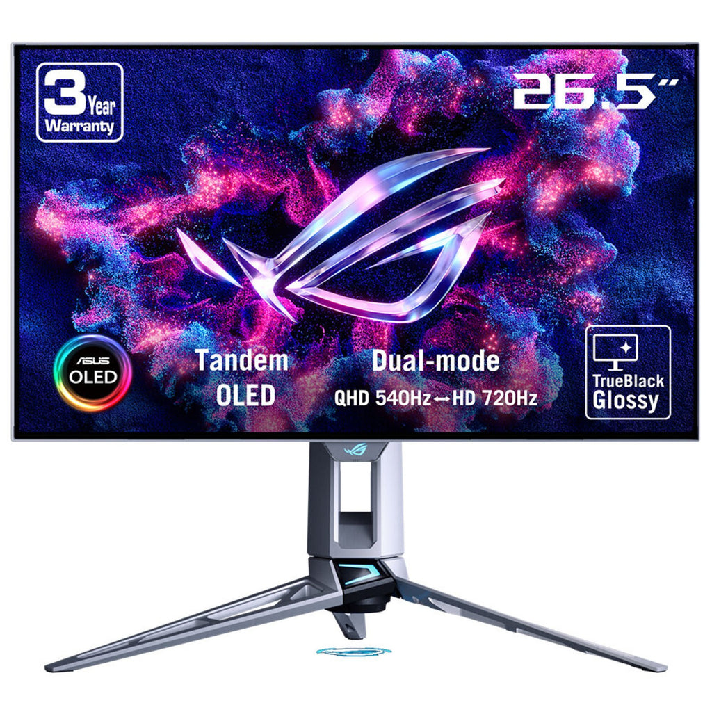 ASUS ROG Swift OLED PG27AQWP-W écran plat de PC 67,3 cm (26.5") 2560 x 1440 pixels Quad HD LCD Argent
