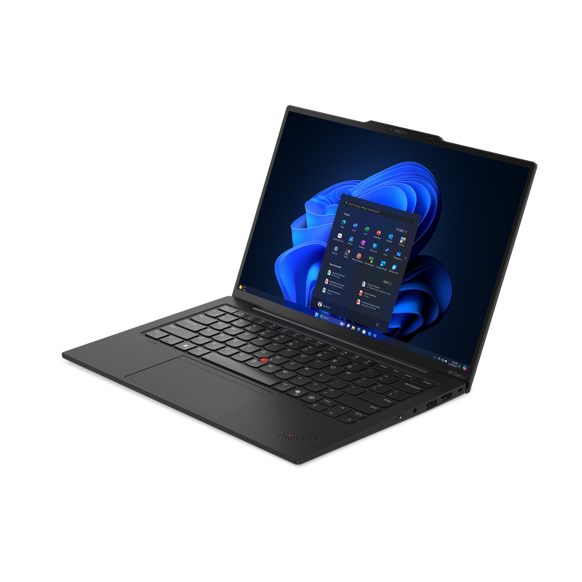 Lenovo ThinkPad X1 Carbon Gen 13 Aura Edition Copilot+ PC Intel Core Ultra 7 258V Ordinateur portable 35,6 cm (14") 2.8K 32 Go LPDDR5x-SDRAM 1 To SSD Wi-Fi 7 (802.11be) Windows 11 Pro Nordique Noir