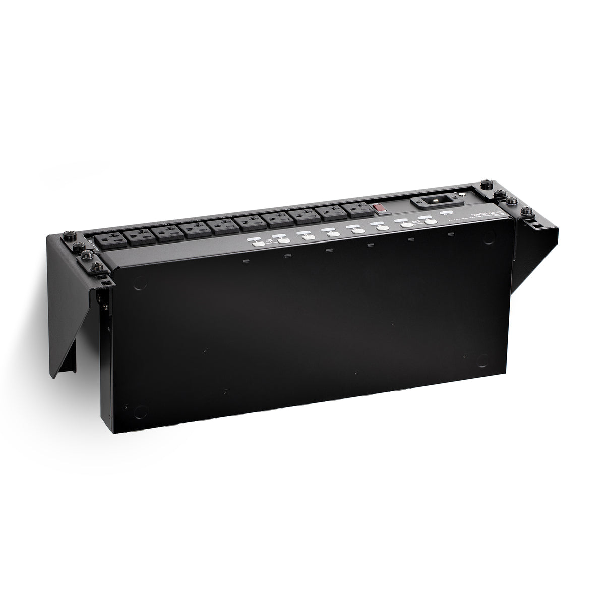 StarTech.com Rack Vertical 19" 3U à Montage Mural, Support pour Panneau de Brassage, Capacité 68kg