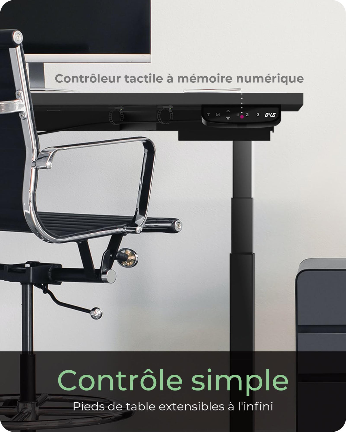 ICY BOX IB-EW206B-T Electrique 2 pieds Noir - vue 6