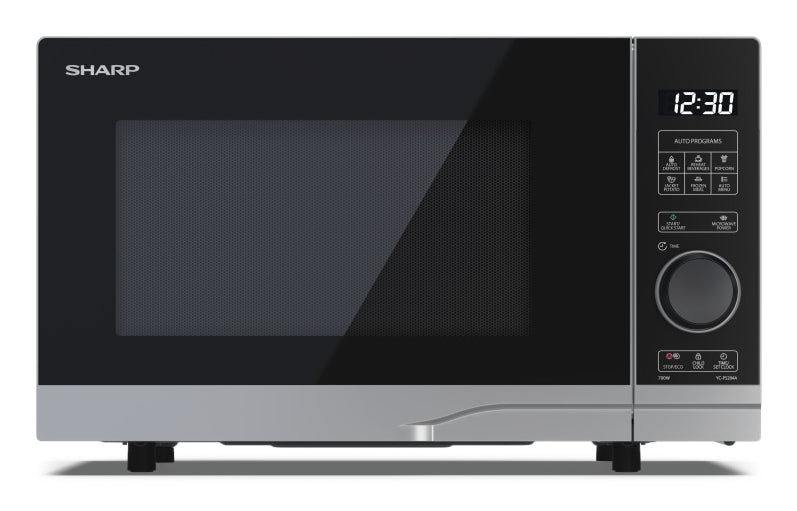 Sharp YCPS204AES micro-onde Noir, Argent Micro-onde simple Comptoir 20 L 700 W