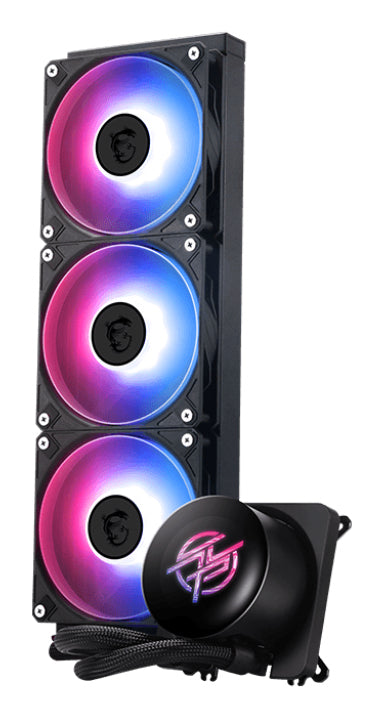 MSI MPG CORELIQUID P13 système de refroidissement d’ordinateur Processeur Refroidisseur de liquide tout-en-un 12 cm Noir 1 pièce(s)