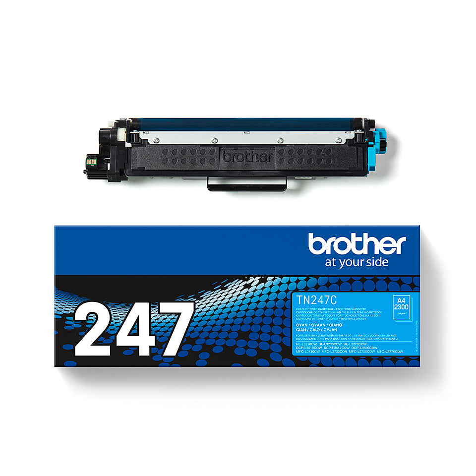 Brother TN-247C - Cartouche de toner originale – Cyan