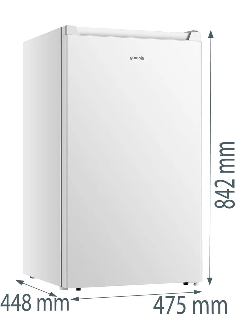 Gorenje Primary Fryser Klasse E 61liter Fritstående Hvid