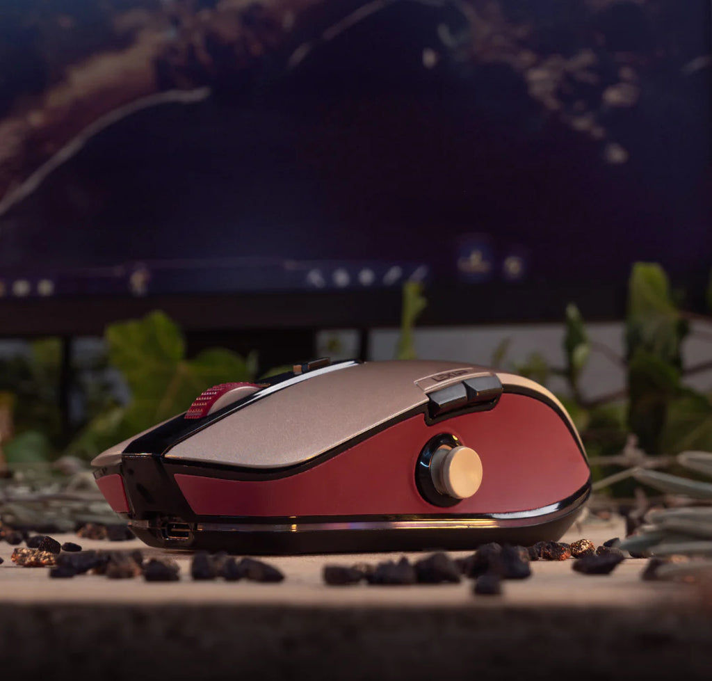 Lexip FLEX MOUSE Souris sans fil avec joystick 3D et tapis de souris, Édition Anno 117 : Pax Romana
