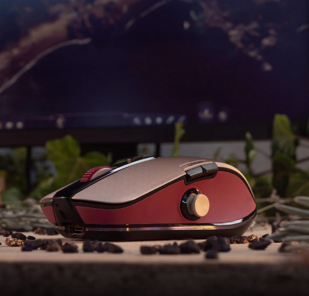 Lexip FLEX MOUSE Souris sans fil avec joystick 3D et tapis de souris, Édition Anno 117 : Pax Romana