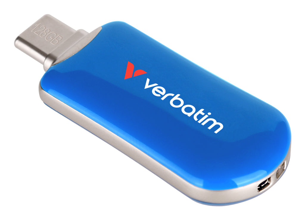 Verbatim 30233 lecteur USB flash 128 Go USB Type-C 3.2 Gen 1 (3.1 Gen 1) Bleu