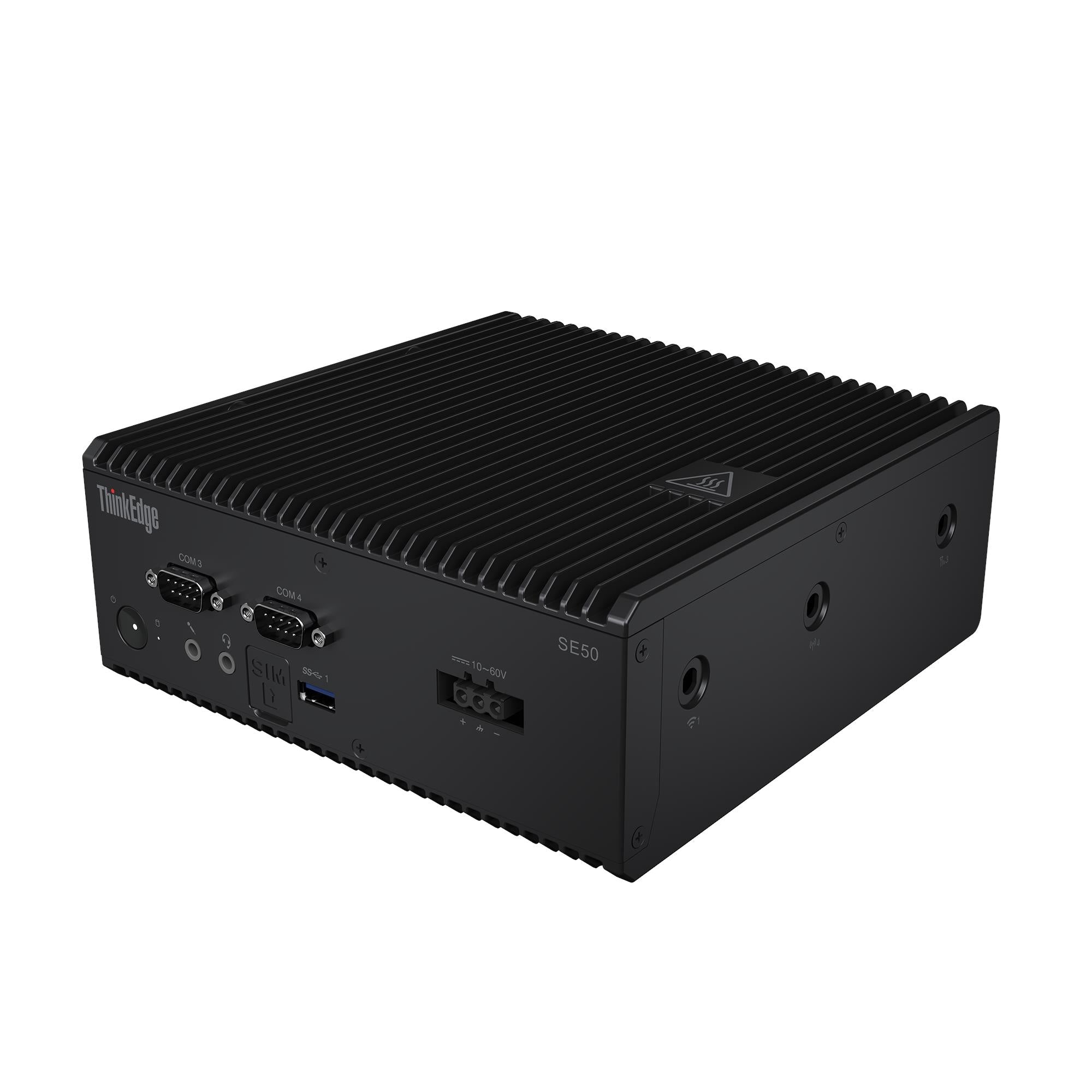 Lenovo Lenovo ThinkEdge SE50 Intel® Core™ i5 i5-8365UE 32 Go DDR4-SDRAM 512 Go SSD Windows 10 IoT Enterprise 2019 LTSC Mini PC Noir