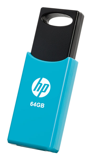HP v212w lecteur USB flash 64 Go USB Type-A 2.0 Noir, Bleu