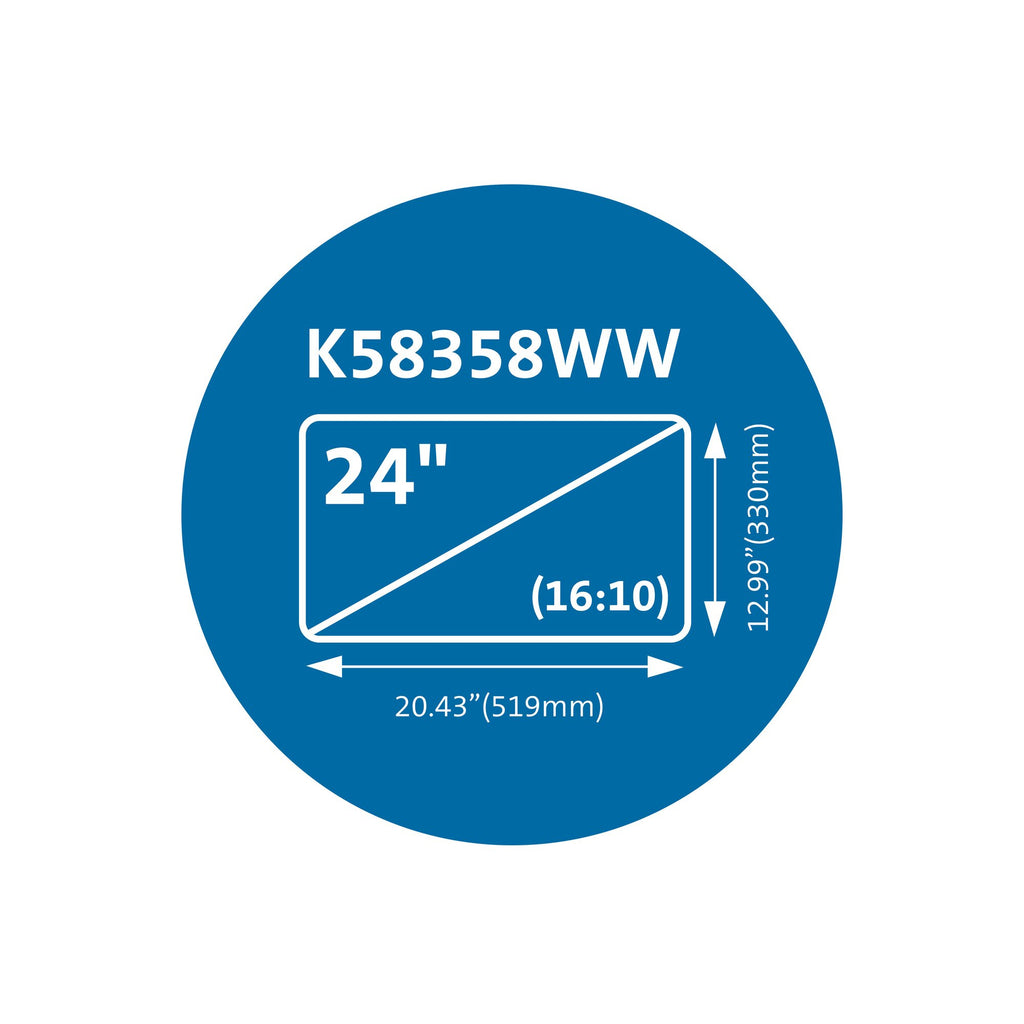 Kensington Filtre de confidentialité magnétique MagPro pour moniteurs 24" (16:10) - vue 7