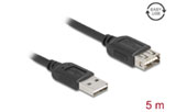 Delock USB 2.0 Verlängerungskabel EASY USB Typ-A Stecker zu EASY USB Typ-A Buchse 5 m