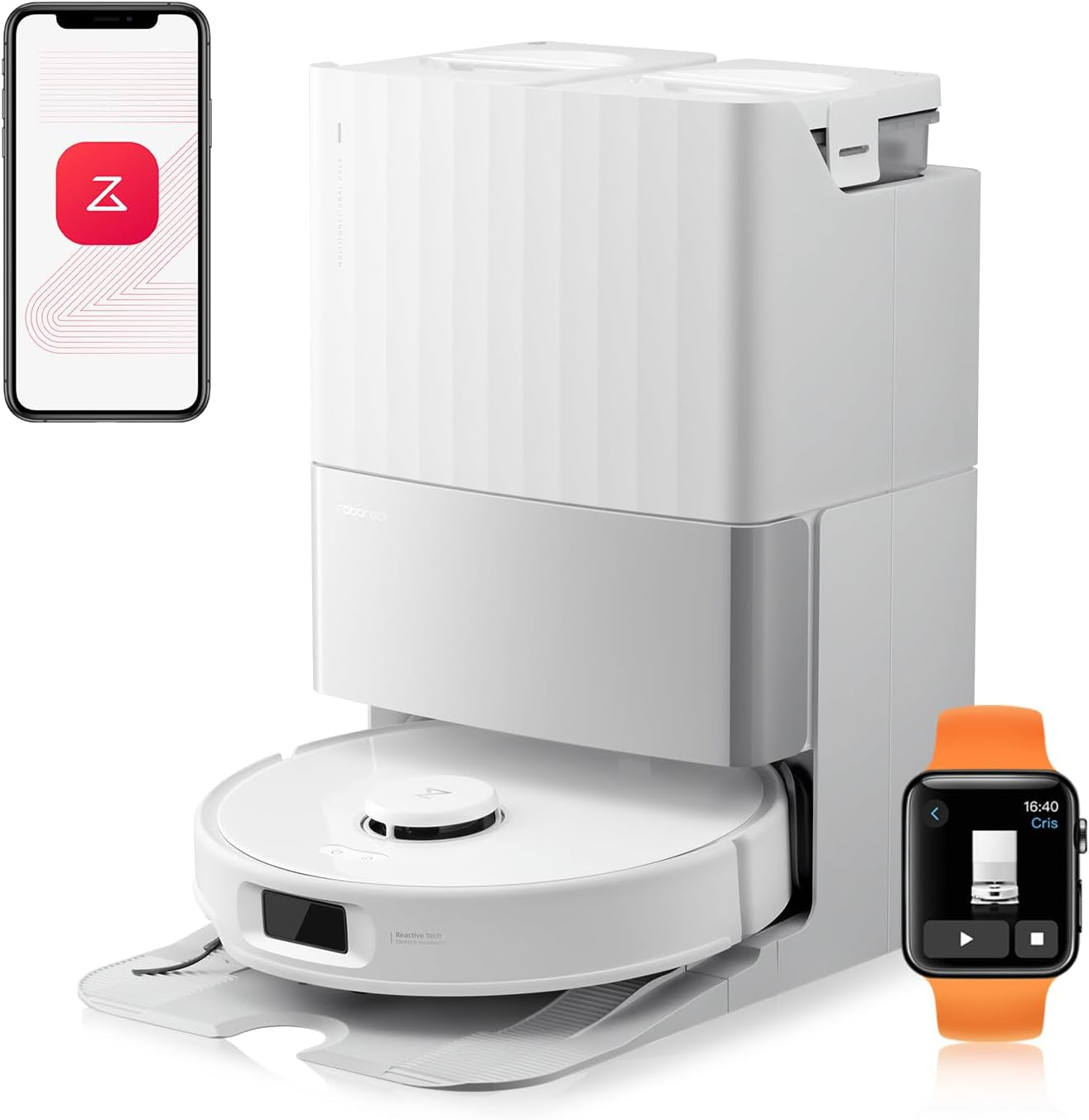 Roborock Qrevo Edge 5V1 0,325 L Blanc